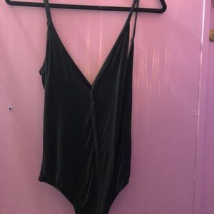 Dark blue tank top bodysuit